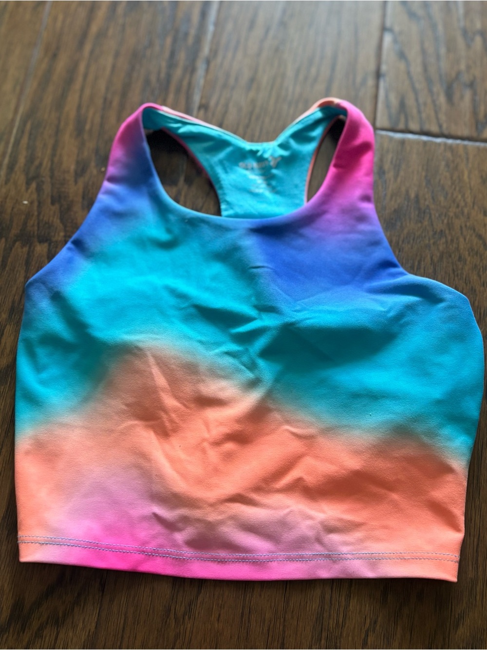 Old Navy Active Ombre Racerback Tank in Teal, Pink & Purple